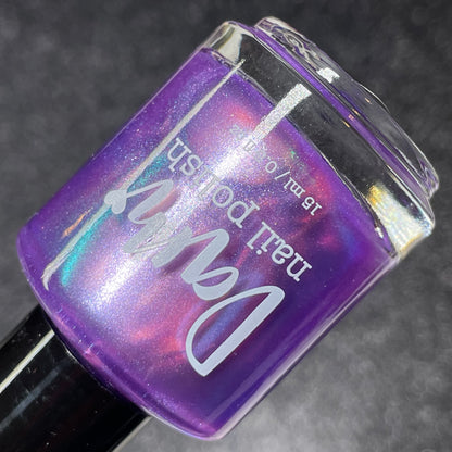 COMING SOON 2/27 NOON ET! Stay Frosty My Friends - Purple Nail Polish - Shimmer Nail Polish - 12 Dam Days of Polish - Dam Nail Polish