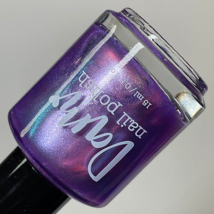 COMING SOON 2/27 NOON ET! Stay Frosty My Friends - Purple Nail Polish - Shimmer Nail Polish - 12 Dam Days of Polish - Dam Nail Polish