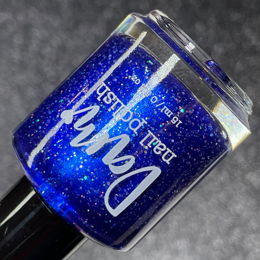 COMING SOON 2/27 NOON ET! Dressed to Chill - Blue Nail Polish - Glitter Nail Polish - 12 Dam Days of Polish - Dam Nail Polish