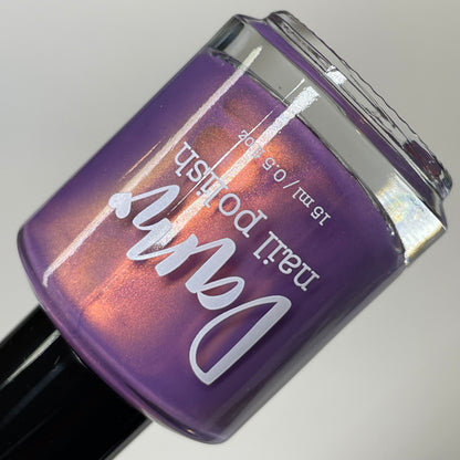 COMING SOON 2/27 NOON ET! Cabin Fever - Purple Nail Polish - Shimmer Nail Polish - 12 Dam Days of Polish - Dam Nail Polish