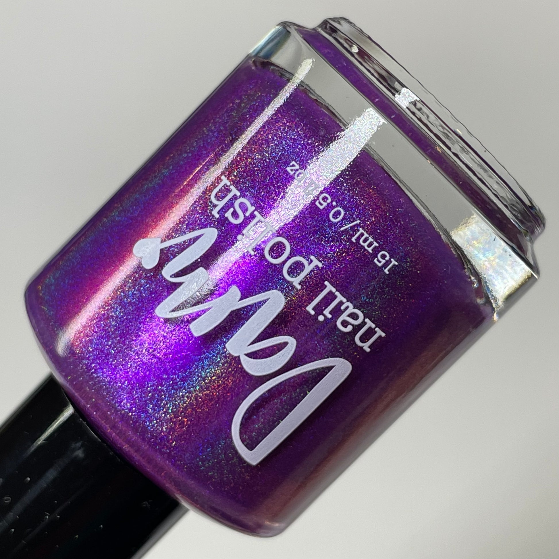 COMING SOON 2/27 NOON ET! Sleigh My Name, Sleigh My Name - Purple Nail Polish - Shimmer Nail Polish - Holographic Nail Polish - 12 Dam Days of Polish - Dam Nail Polish