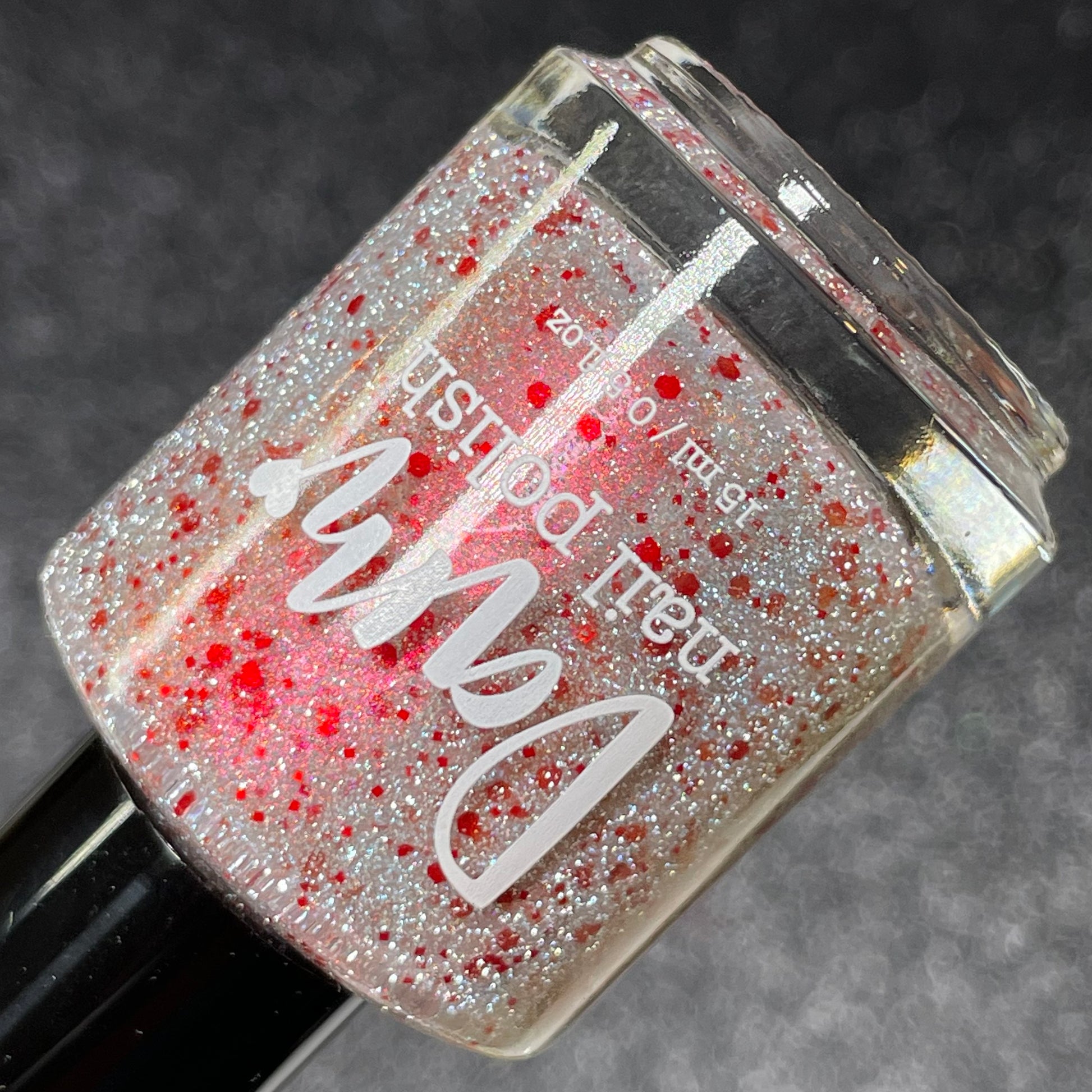 COMING SOON 2/27 NOON ET! Crushed Peppermint Dreams - Silver Nail Polish - Reflective Nail Polish - Glitter Nail Polish - 12 Dam Days of Polish - Dam Nail Polish