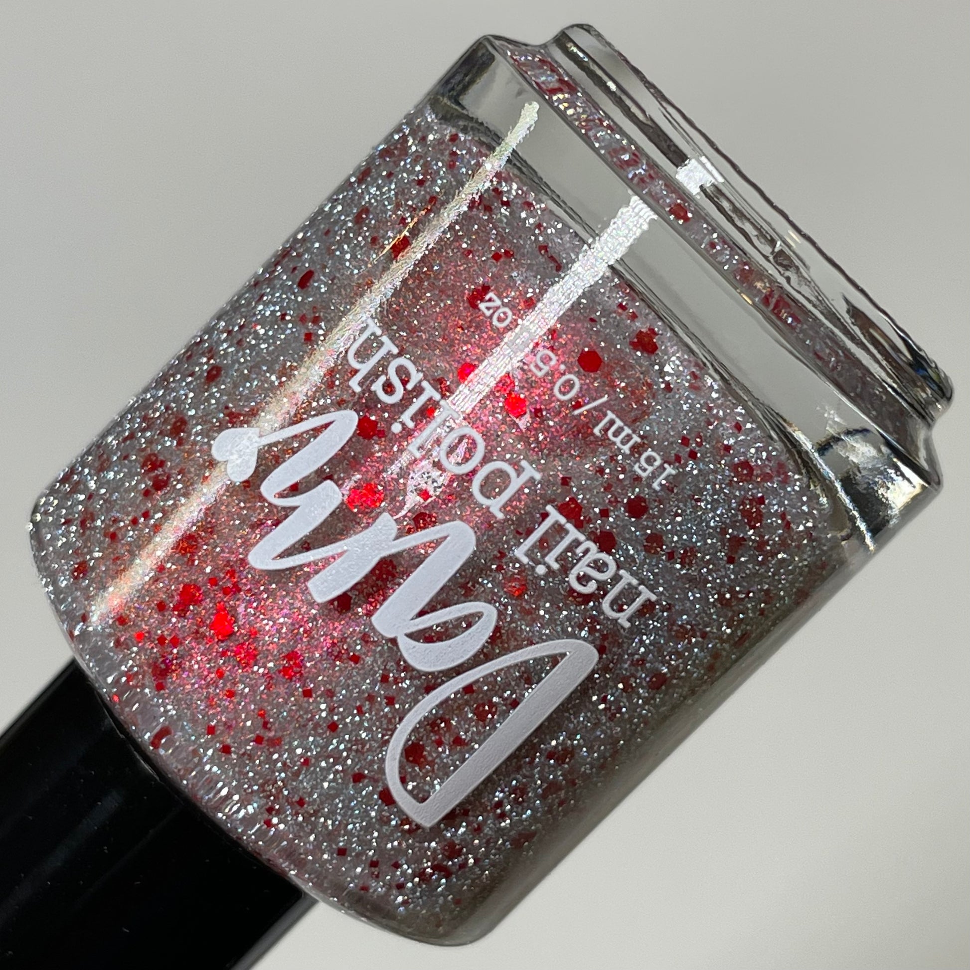 COMING SOON 2/27 NOON ET! Crushed Peppermint Dreams - Silver Nail Polish - Reflective Nail Polish - Glitter Nail Polish - 12 Dam Days of Polish - Dam Nail Polish