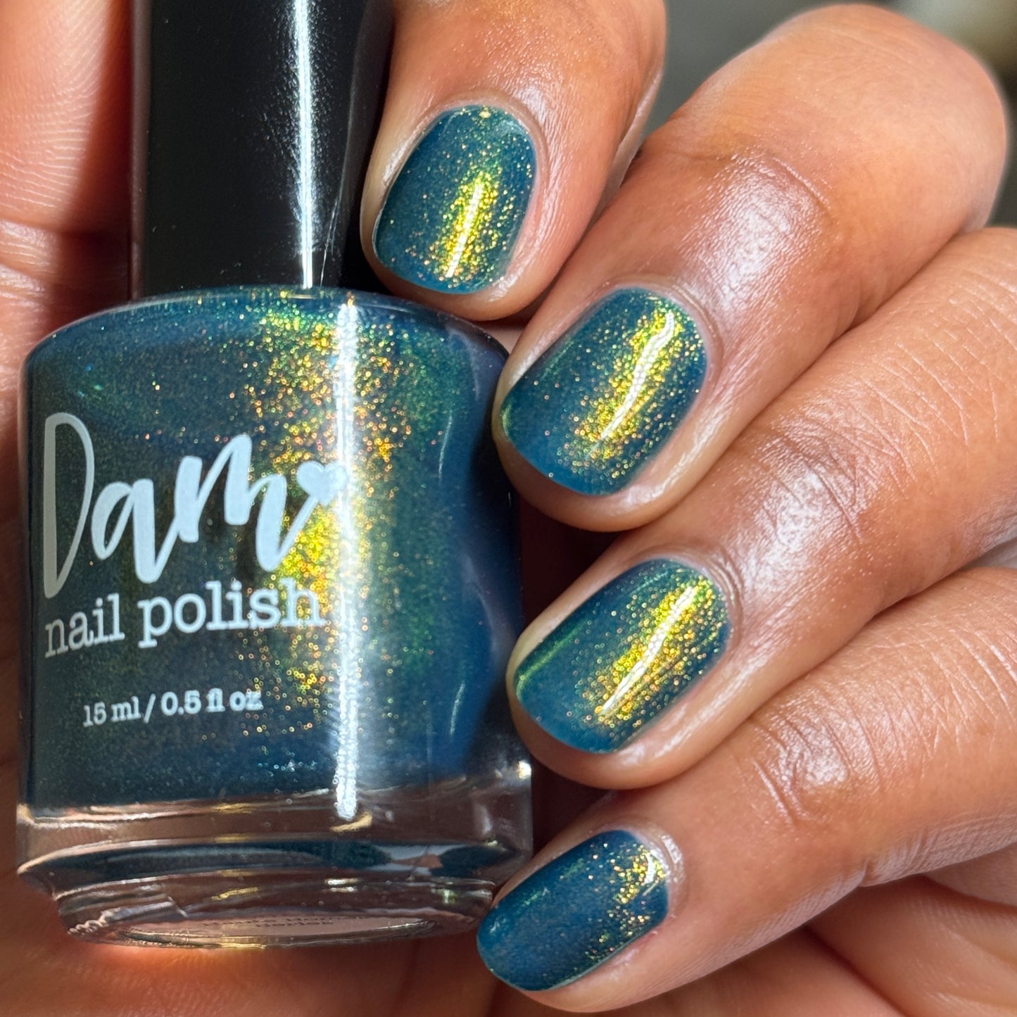Moody Modern - Blue Nail Polish - Shimmer Nail Polish - Haute Homes Series - Dam Nail Polish