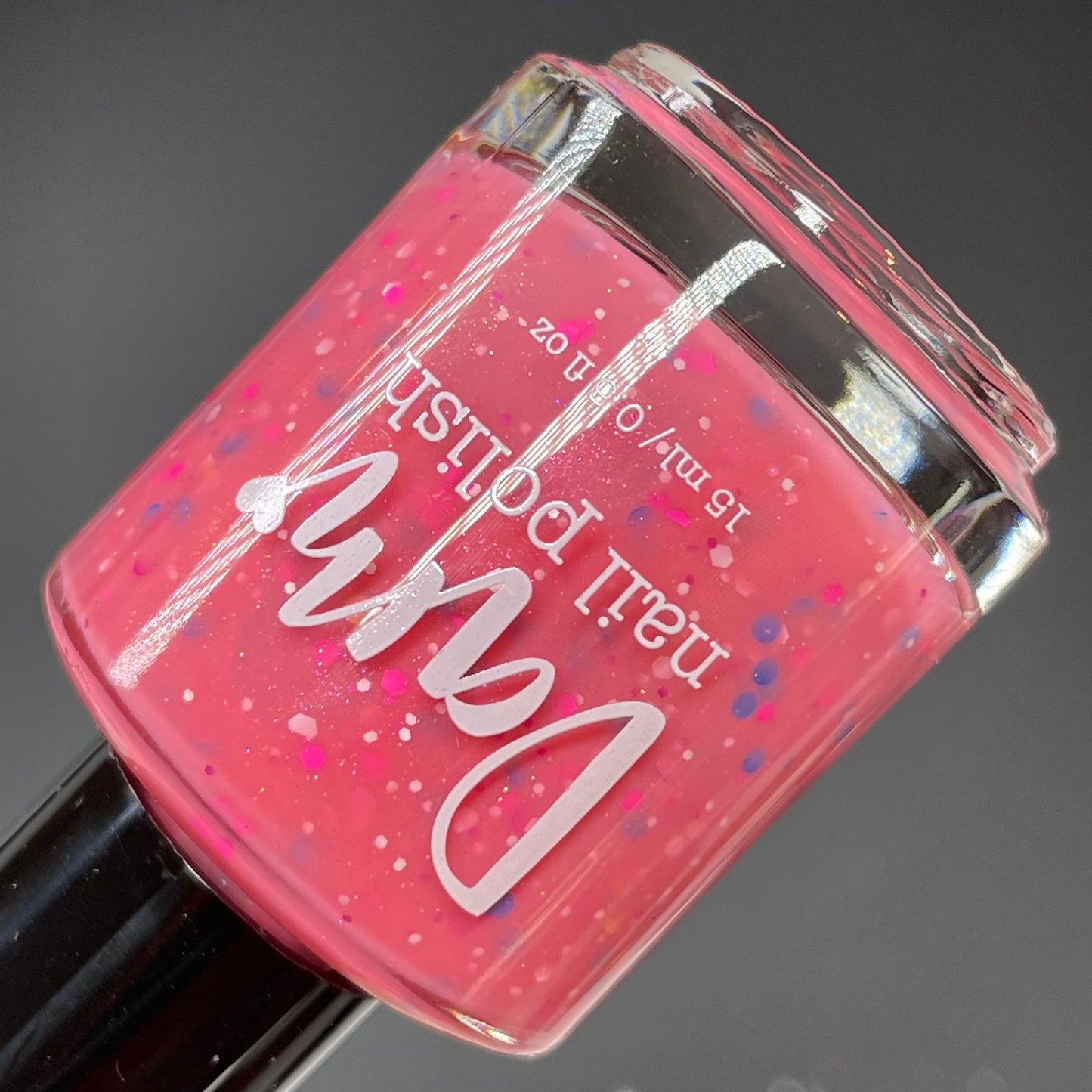 Goofy Gumballs - Pink Nail Polish - Glitter Nail Polish - Oops Batch - Dam Nail Polish