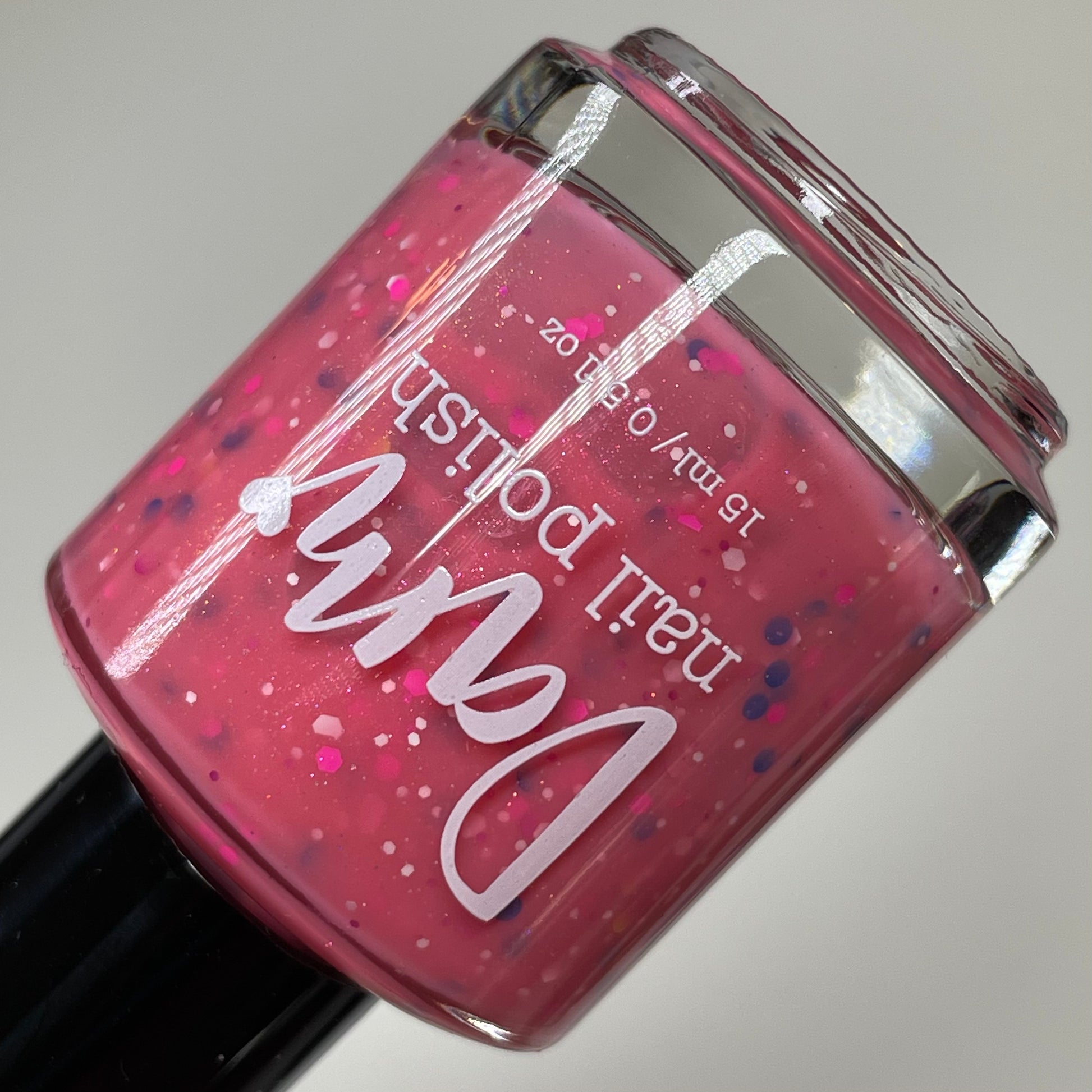 Goofy Gumballs - Pink Nail Polish - Glitter Nail Polish - Oops Batch - Dam Nail Polish