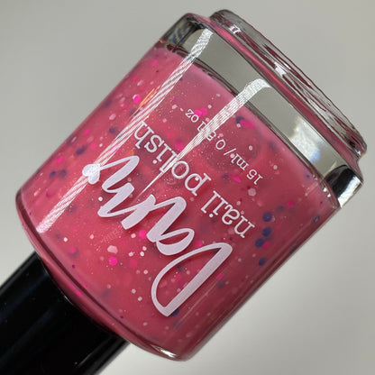 Goofy Gumballs - Pink Nail Polish - Glitter Nail Polish - Oops Batch - Dam Nail Polish