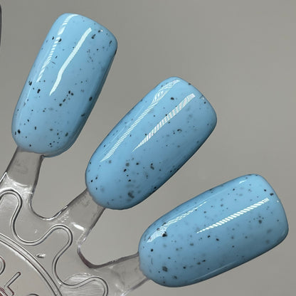 Blue Monster Ice Cream - Blue Nail Polish - Flakie Nail Polish - Oops Batch - Dam Nail Polish