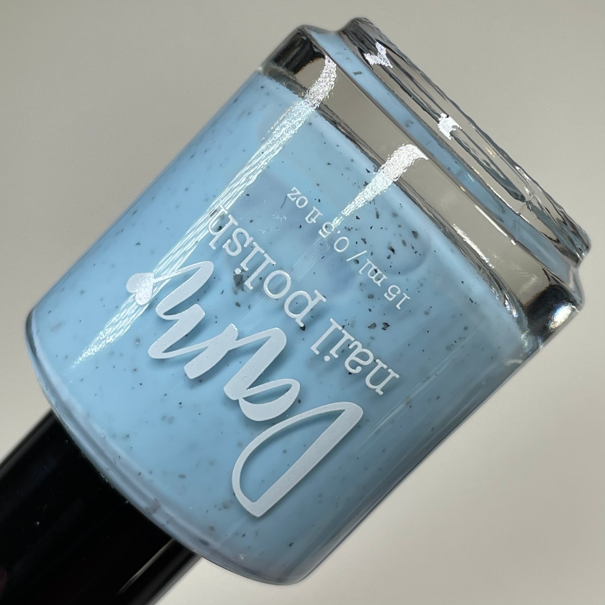 Blue Monster Ice Cream - Blue Nail Polish - Flakie Nail Polish - Oops Batch - Dam Nail Polish