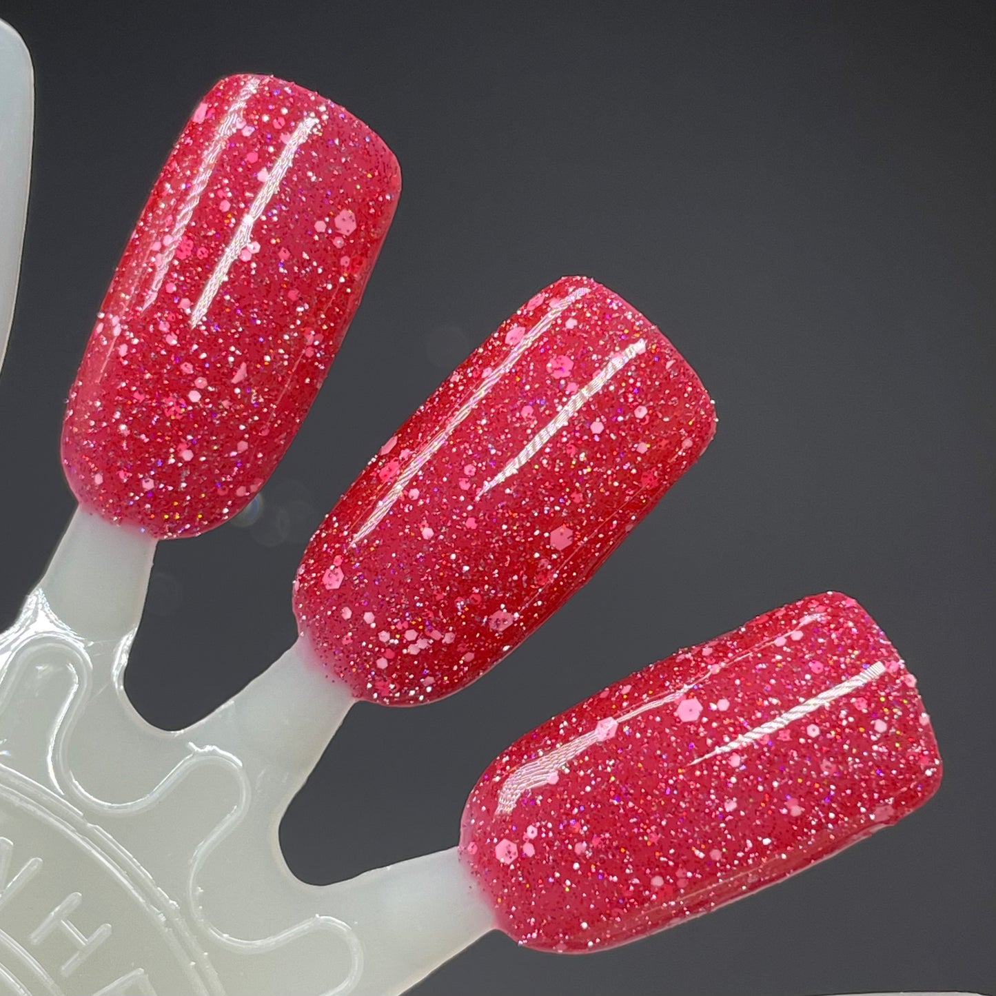 Seriously Slept Too Long - Pink Nail Polish - Reflective Nail Polish - Glitter Nail Polish - Oops Batch - Dam Nail Polish