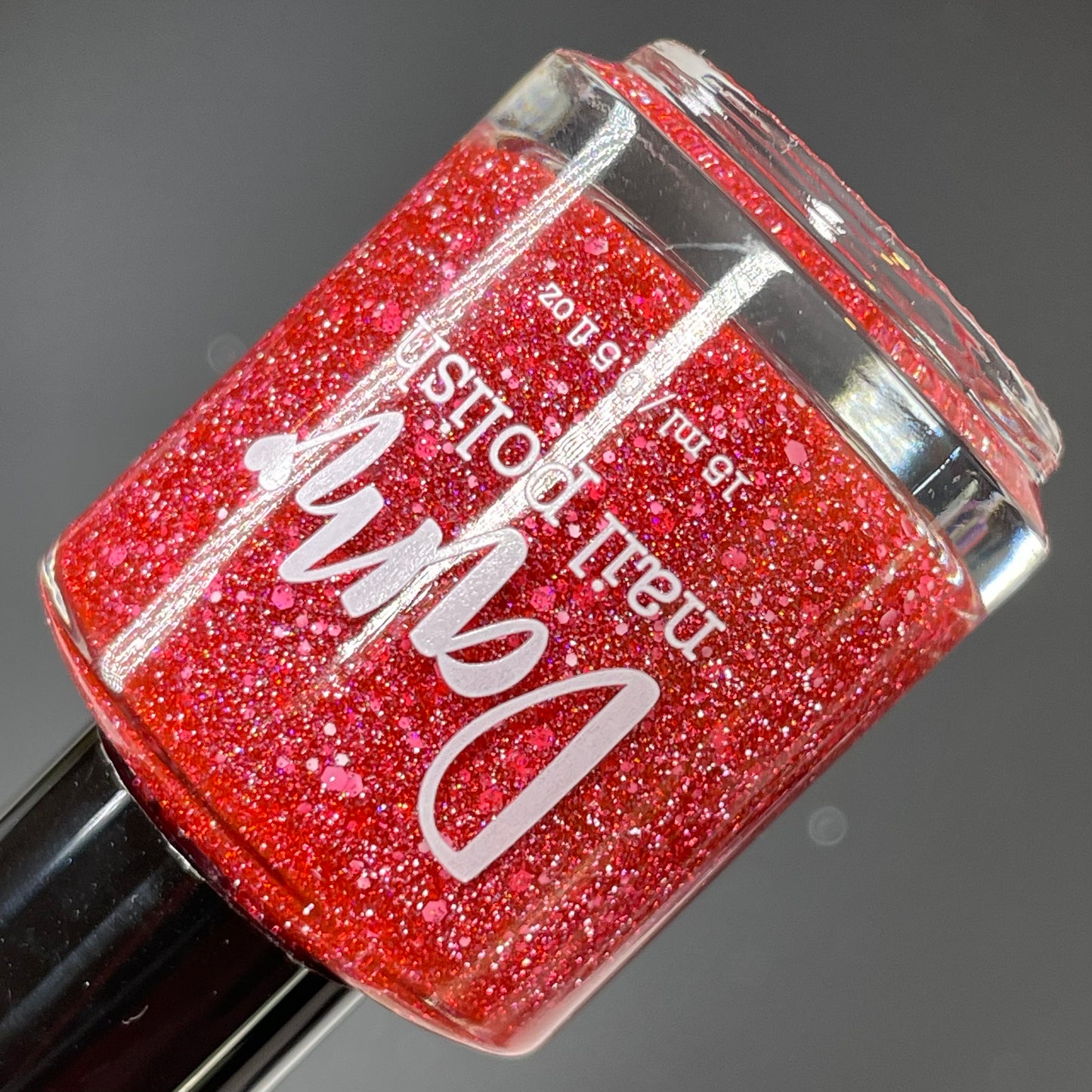 Seriously Slept Too Long - Pink Nail Polish - Reflective Nail Polish - Glitter Nail Polish - Oops Batch - Dam Nail Polish