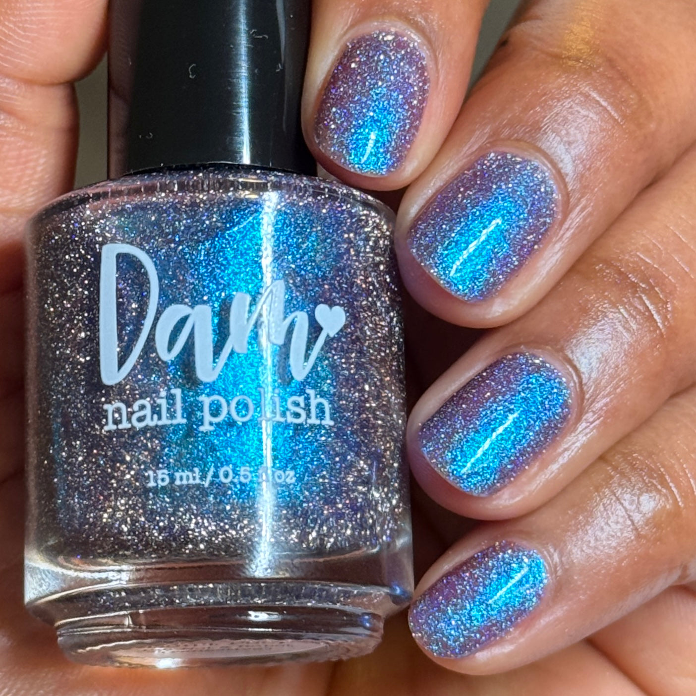 Robots Don’t Poop - Purple Nail Polish - Reflective Nail Polish - Shimmer Nail Polish - I'm Not a Robot Series - Dam Nail Polish