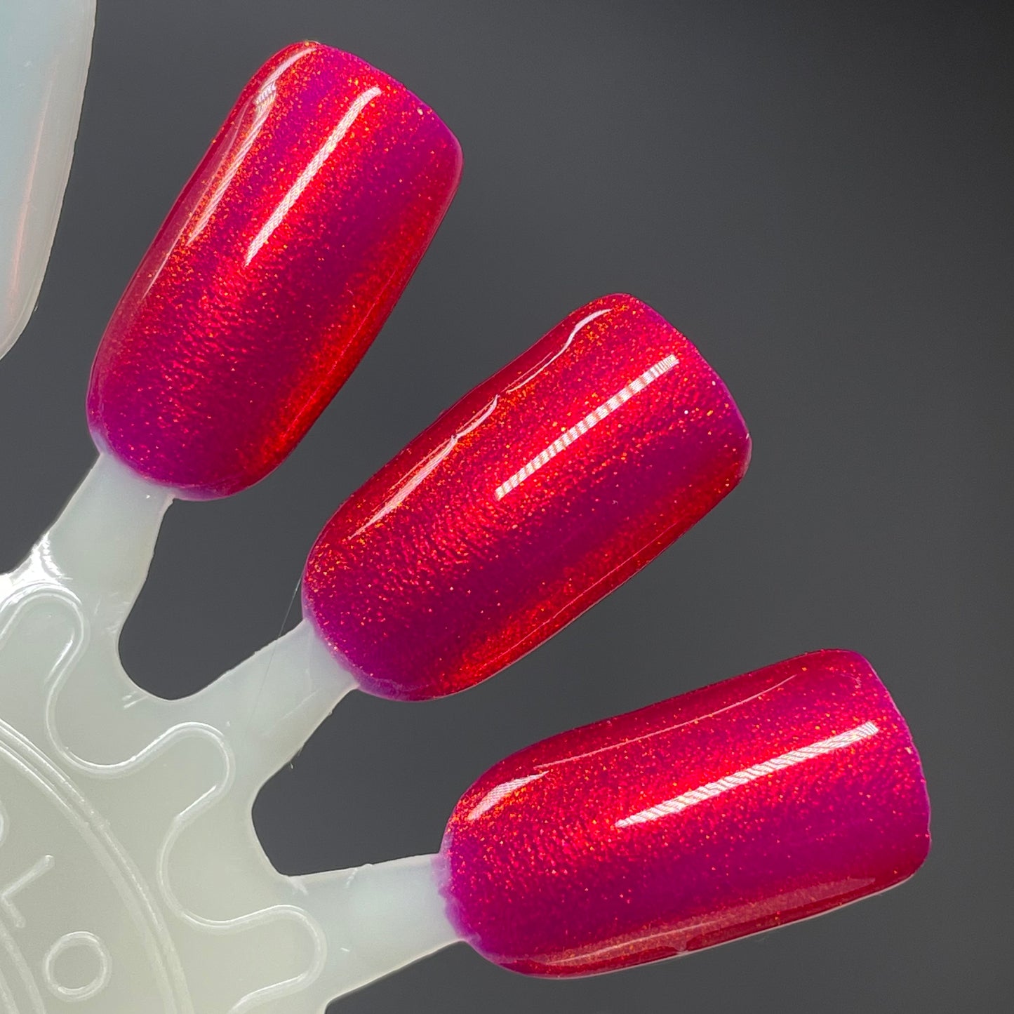 COMING SOON 2/27 NOON ET! PRE ORDER: Cup of Cheer - Red Nail Polish - Shimmer Nail Polish - 12 Dam Days of Polish 2025 - Turnaround time ~5 weeks - Dam Nail Polish