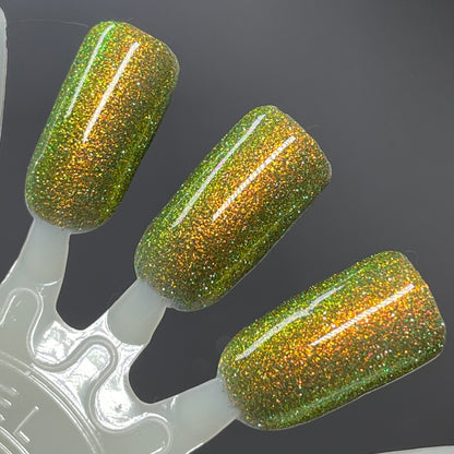 COMING SOON 2/27 NOON ET! PRE ORDER: Are You Fir Real?! - Green Nail Polish - Reflective Nail Polish - Glitter Nail Polish - 12 Dam Days of Polish 2025 - Turnaround time ~5 weeks - Dam Nail Polish