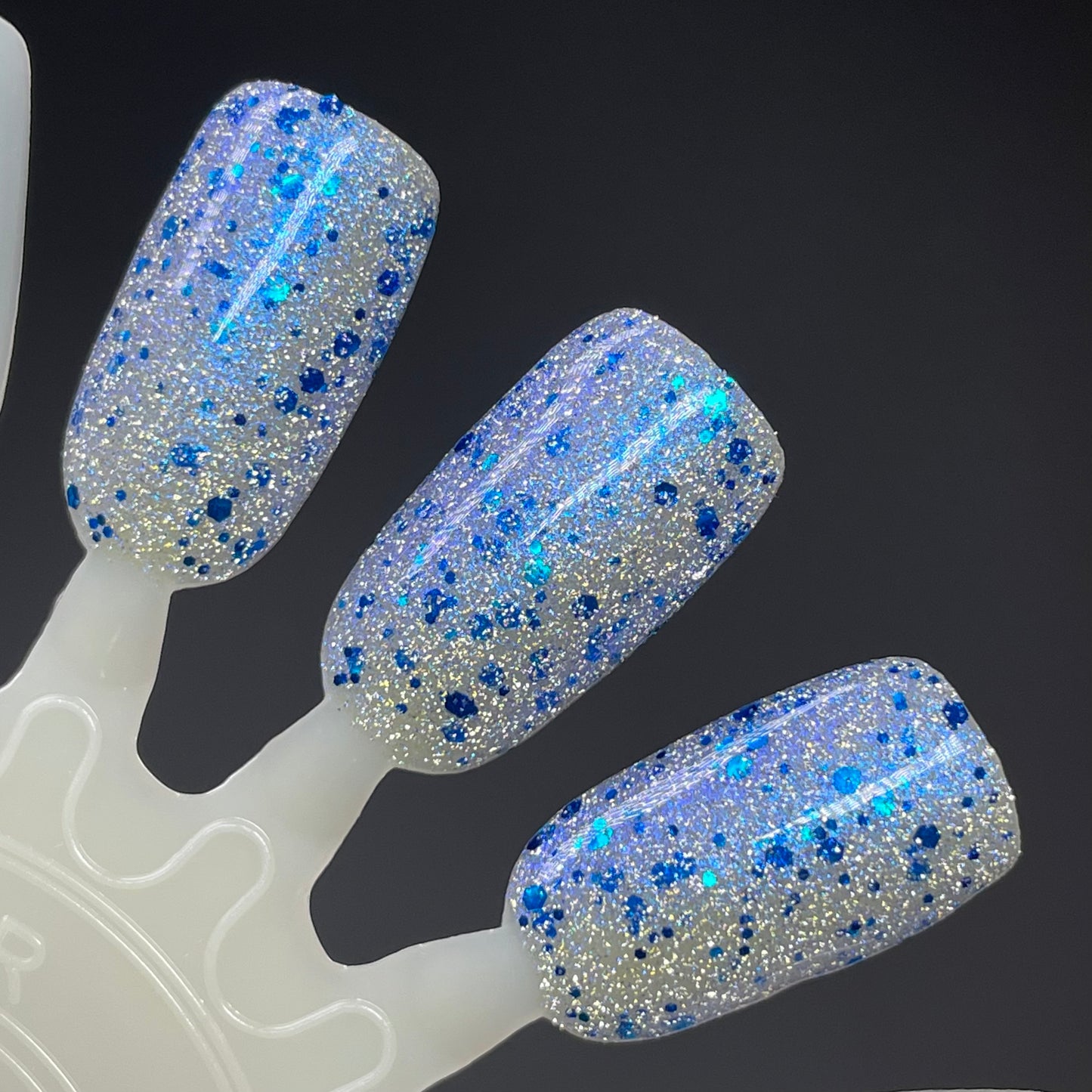 Cotton Candy Shop - Blue Silver Nail Polish - Reflective Glitter Nail Polish - Sugar Rush Collection - Dam Nail Polish