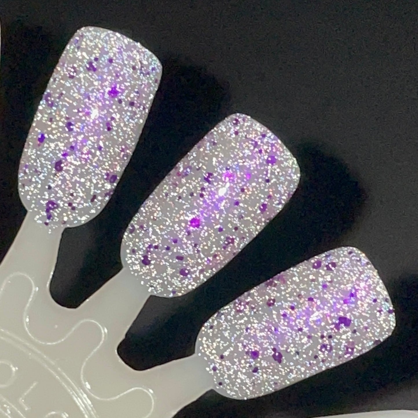Gumdrop It Like It's Hot - Purple Silver Nail Polish - Reflective Glitter Nail Polish - Sugar Rush Collection - Dam Nail Polish