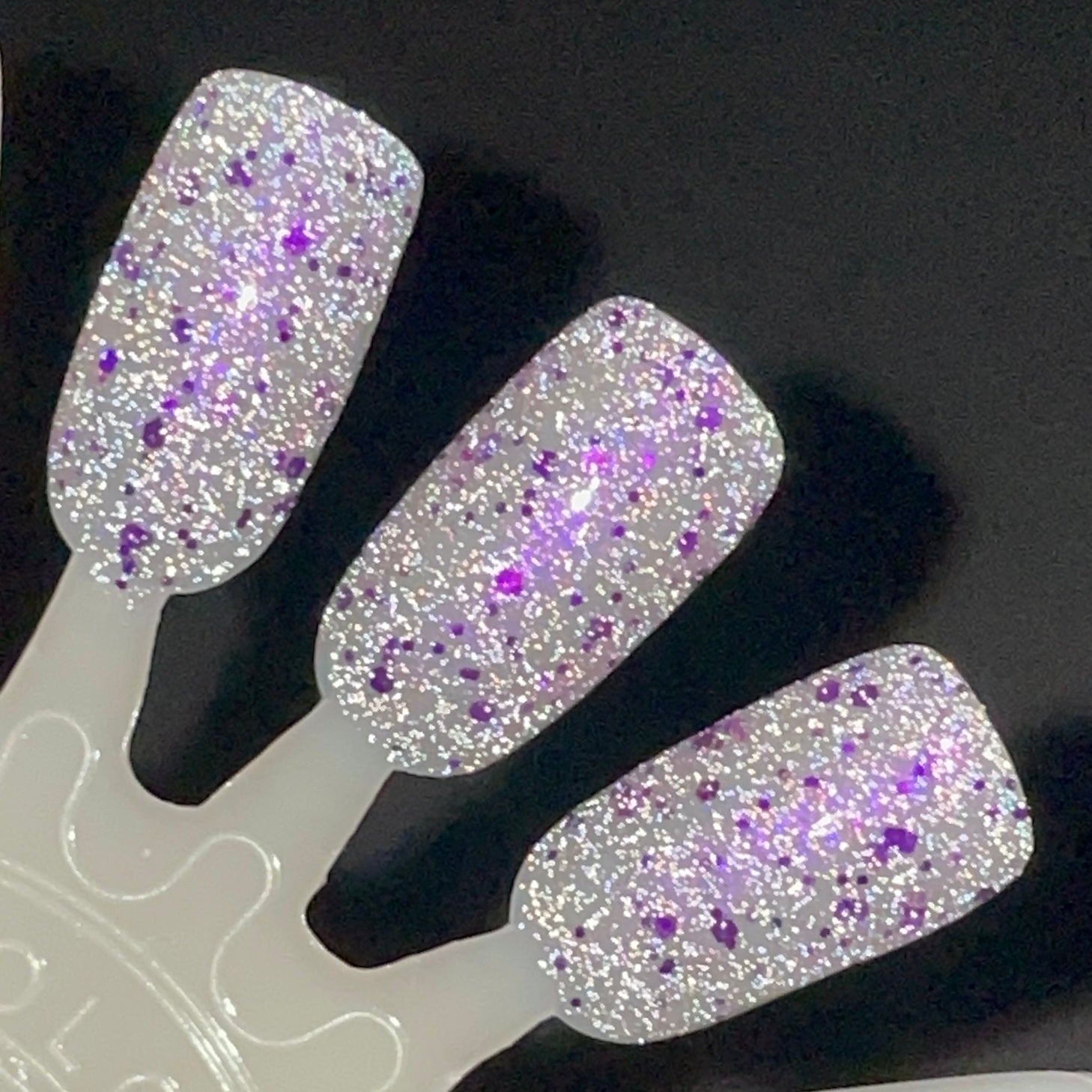 Gumdrop It Like It's Hot - Purple Silver Nail Polish - Reflective Glitter Nail Polish - Sugar Rush Collection - Dam Nail Polish