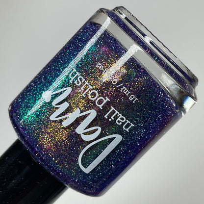 Welcome Home - Purple Nail Polish - Reflective Glitter Nail Polish