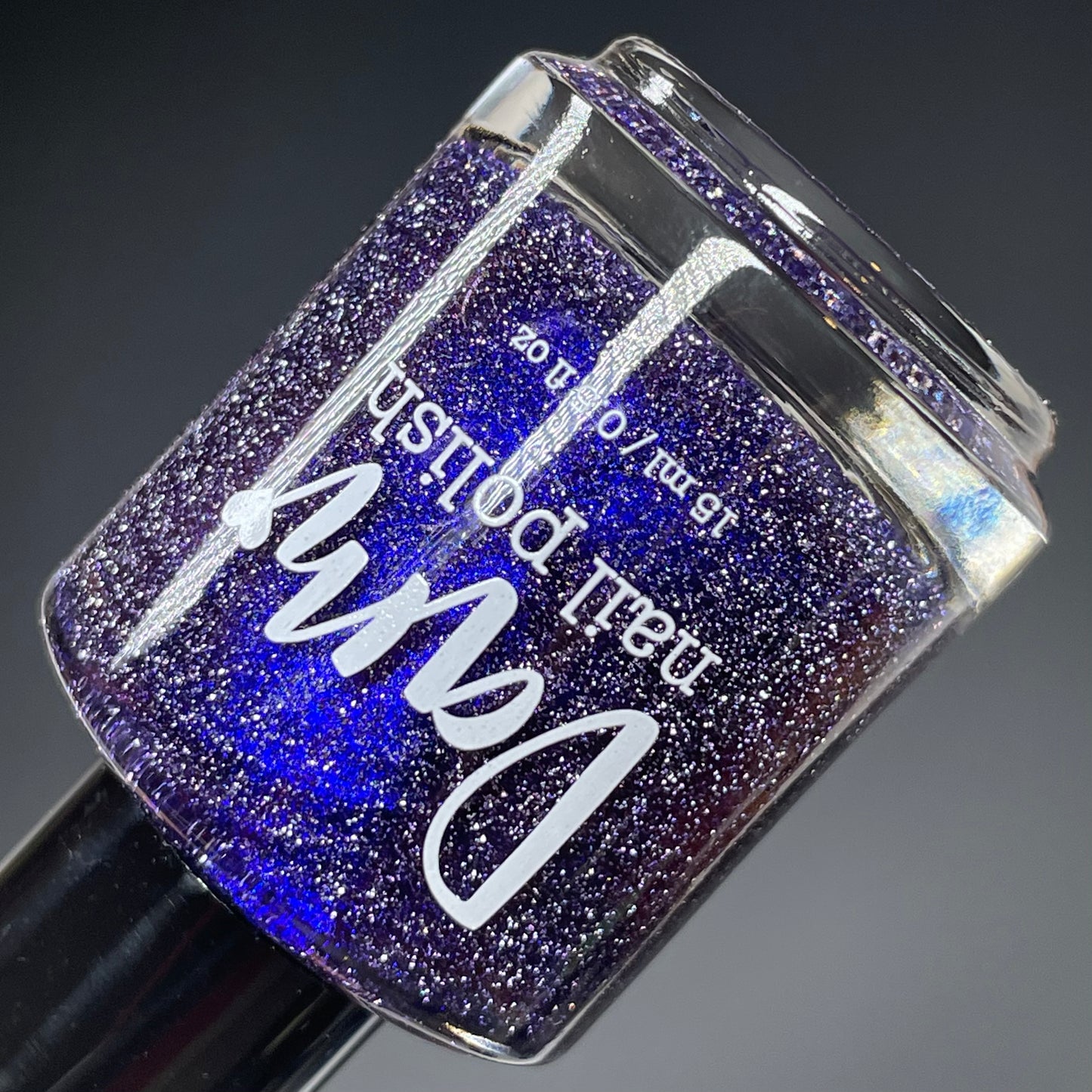 Music of the Night - Purple Nail Polish - Reflective Glitter Nail Polish