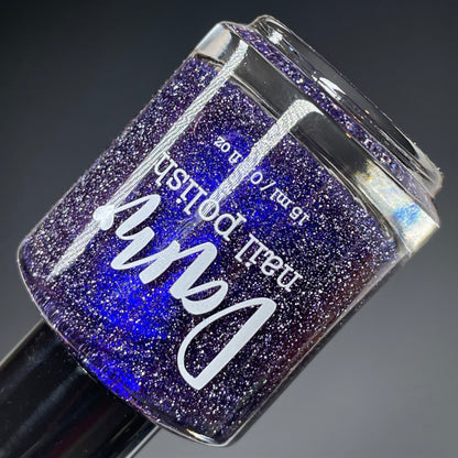 Music of the Night - Purple Nail Polish - Reflective Glitter Nail Polish