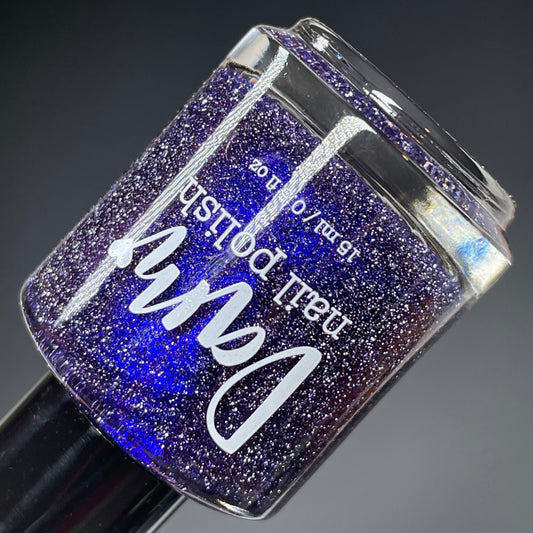 Music of the Night - Purple Nail Polish - Reflective Glitter Nail Polish
