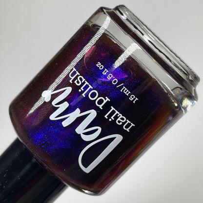 Our Strange Duet - Red Nail Polish - Multichrome Nail Polish - Shimmer Nail Polish
