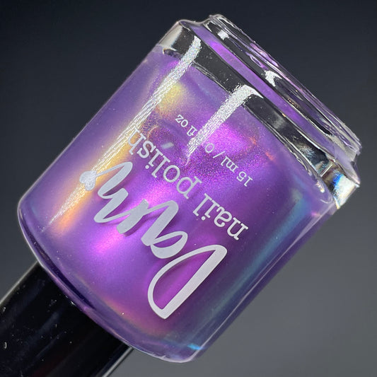 I'm an Intellectu-whale - Purple Nail Polish - Shimmer Nail Polish