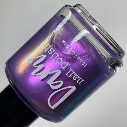 I'm an Intellectu-whale - Purple Nail Polish - Shimmer Nail Polish