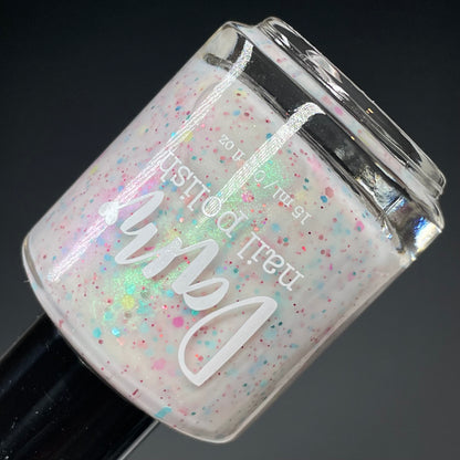 Sundae is My Favorite Day - White Nail Polish - Solar Nail Polish - Crelly Nail Polish
