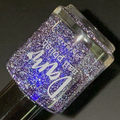 PRE ORDER: Music of the Night - Purple Reflective Glitter Nail Polish - Turnaround Time ~5 Weeks