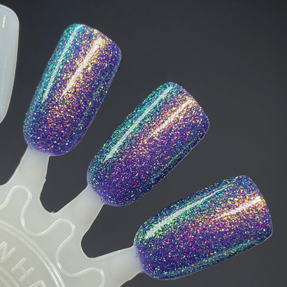 Welcome Home - Purple Reflective Glitter Nail Polish