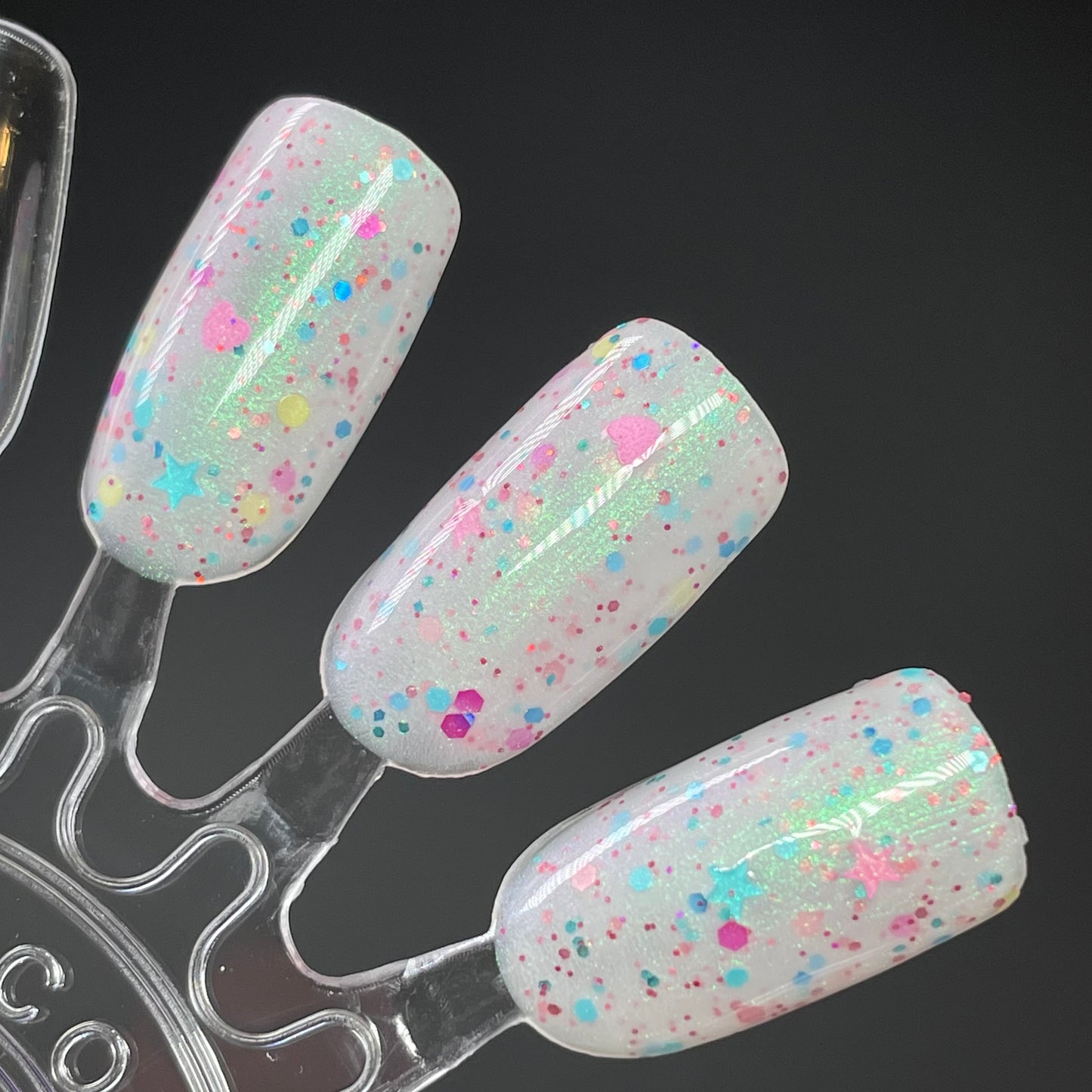PRE ORDER: Sundae is My Favorite Day - White Solar Nail Polish - UV Reactive Crelly Nail Polish - Turnaround Time ~5 Weeks