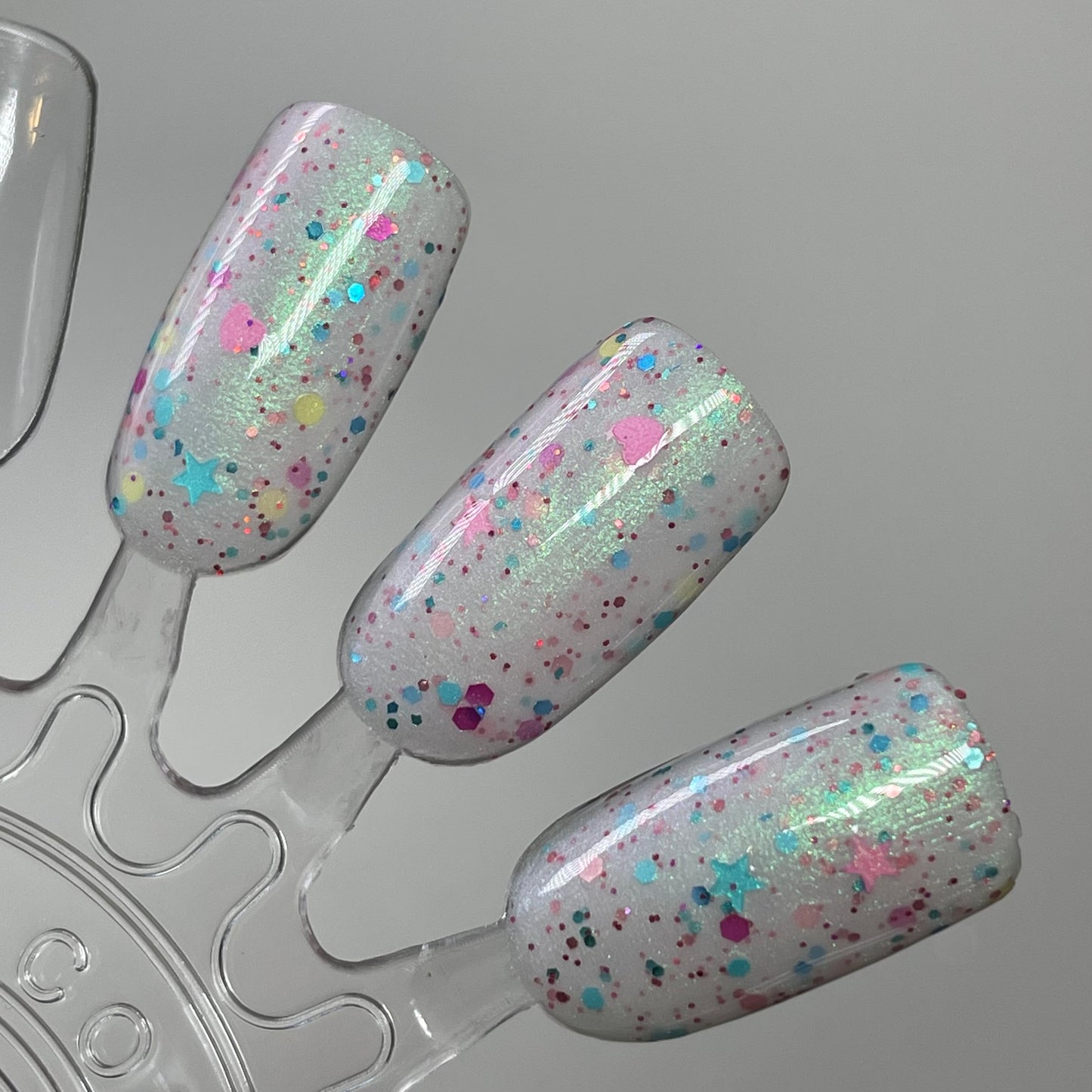 PRE ORDER: Sundae is My Favorite Day - White Solar Nail Polish - UV Reactive Crelly Nail Polish - Turnaround Time ~5 Weeks