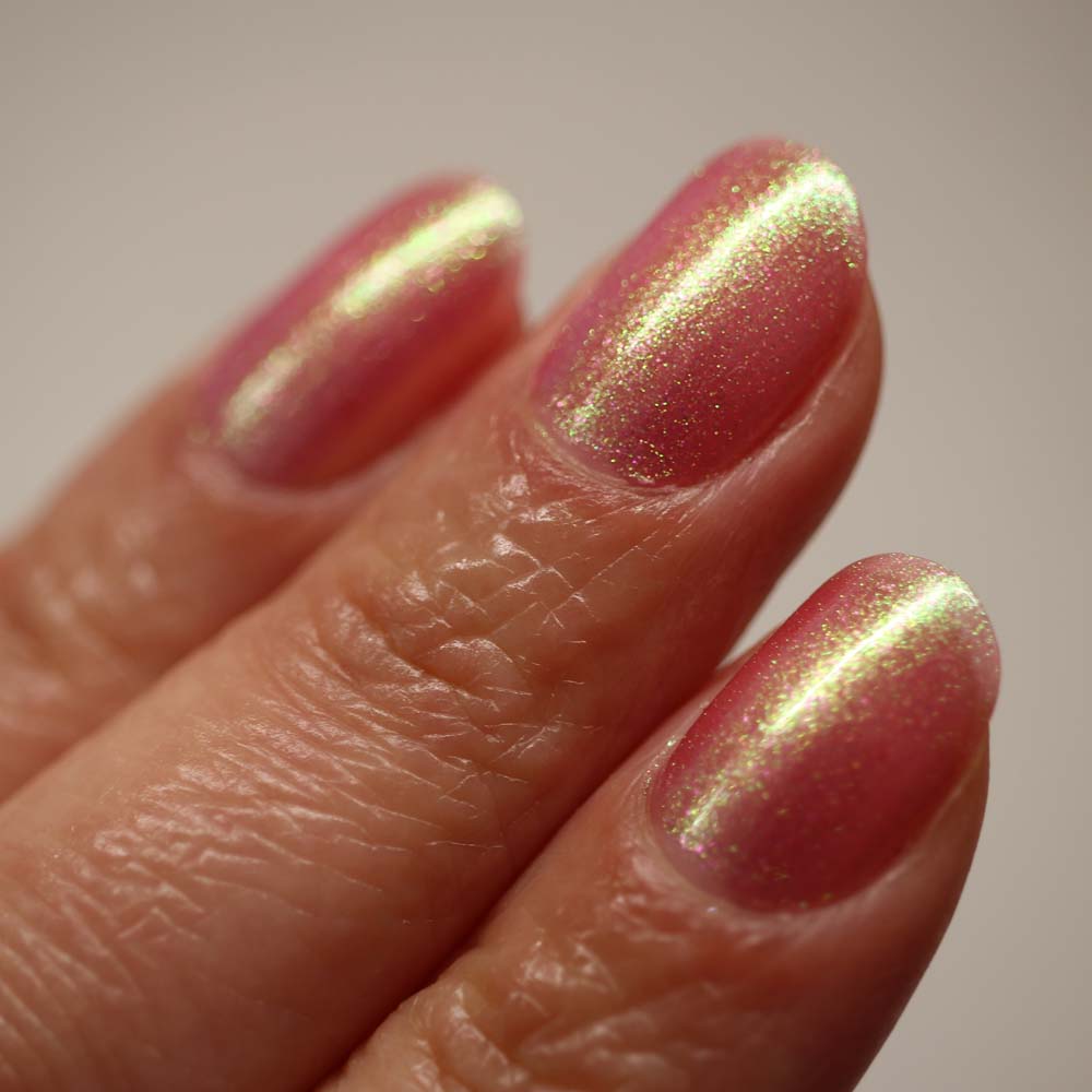 Strawberry Lemonade - Pink Shimmer Nail Polish - Alex's Lemonade Stand Charity Polish - Dam Nail Polish