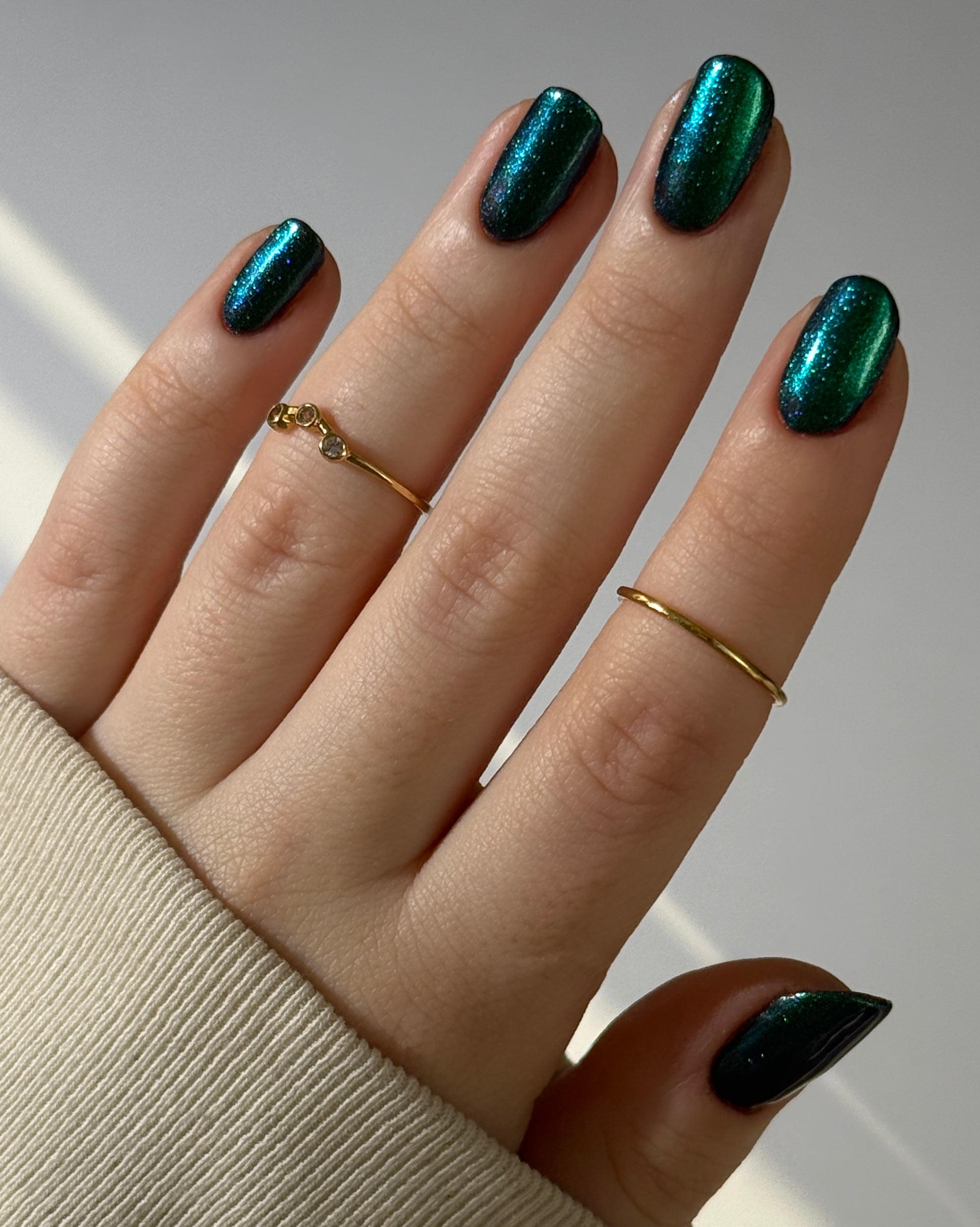 I Call Boo-sh*t - Black Nail Polish - Shimmer Nail Polish - Ghostly Collection - Halloween 2025 - Dam Nail Polish