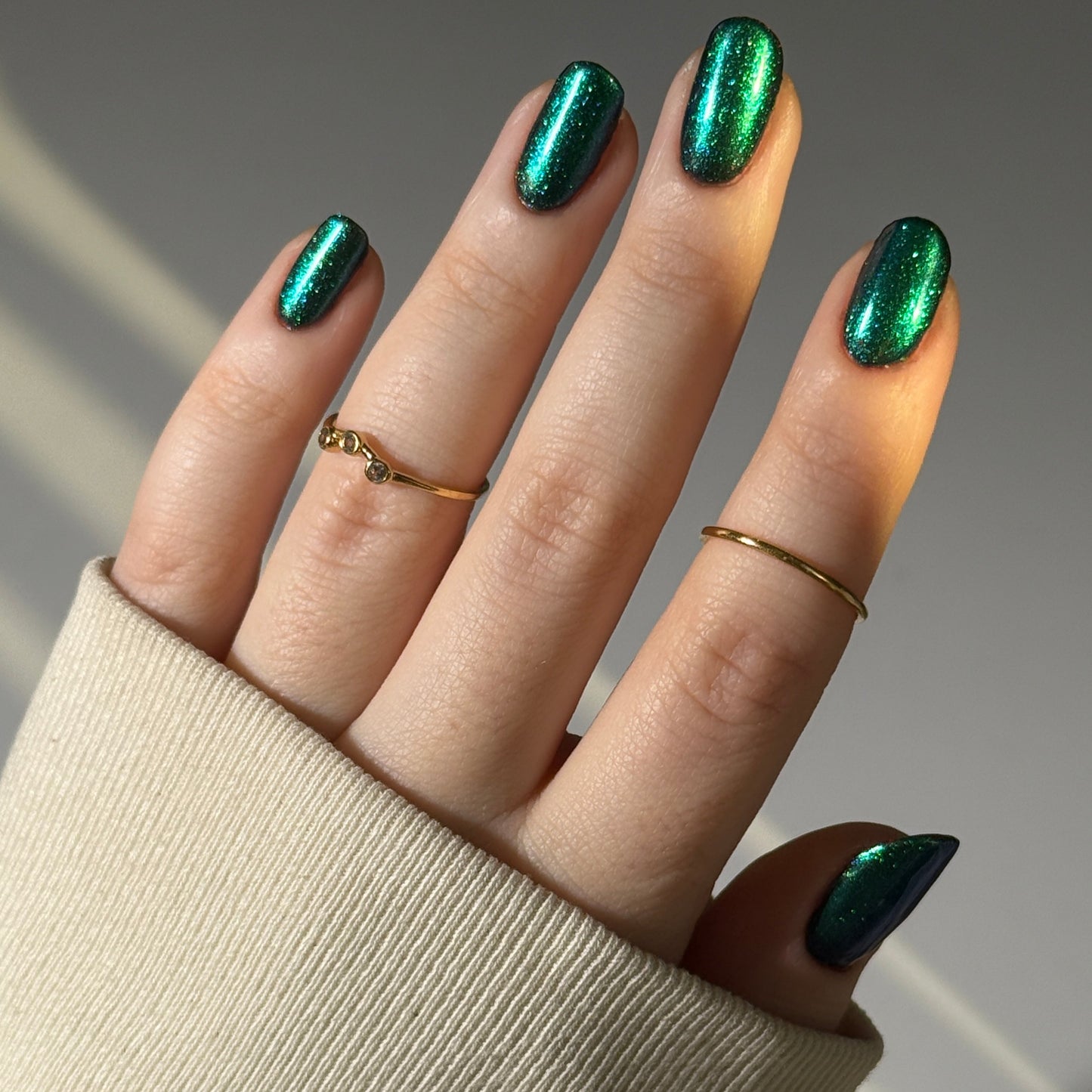 I Call Boo-sh*t - Black Nail Polish - Shimmer Nail Polish - Ghostly Collection - Halloween 2025 - Dam Nail Polish