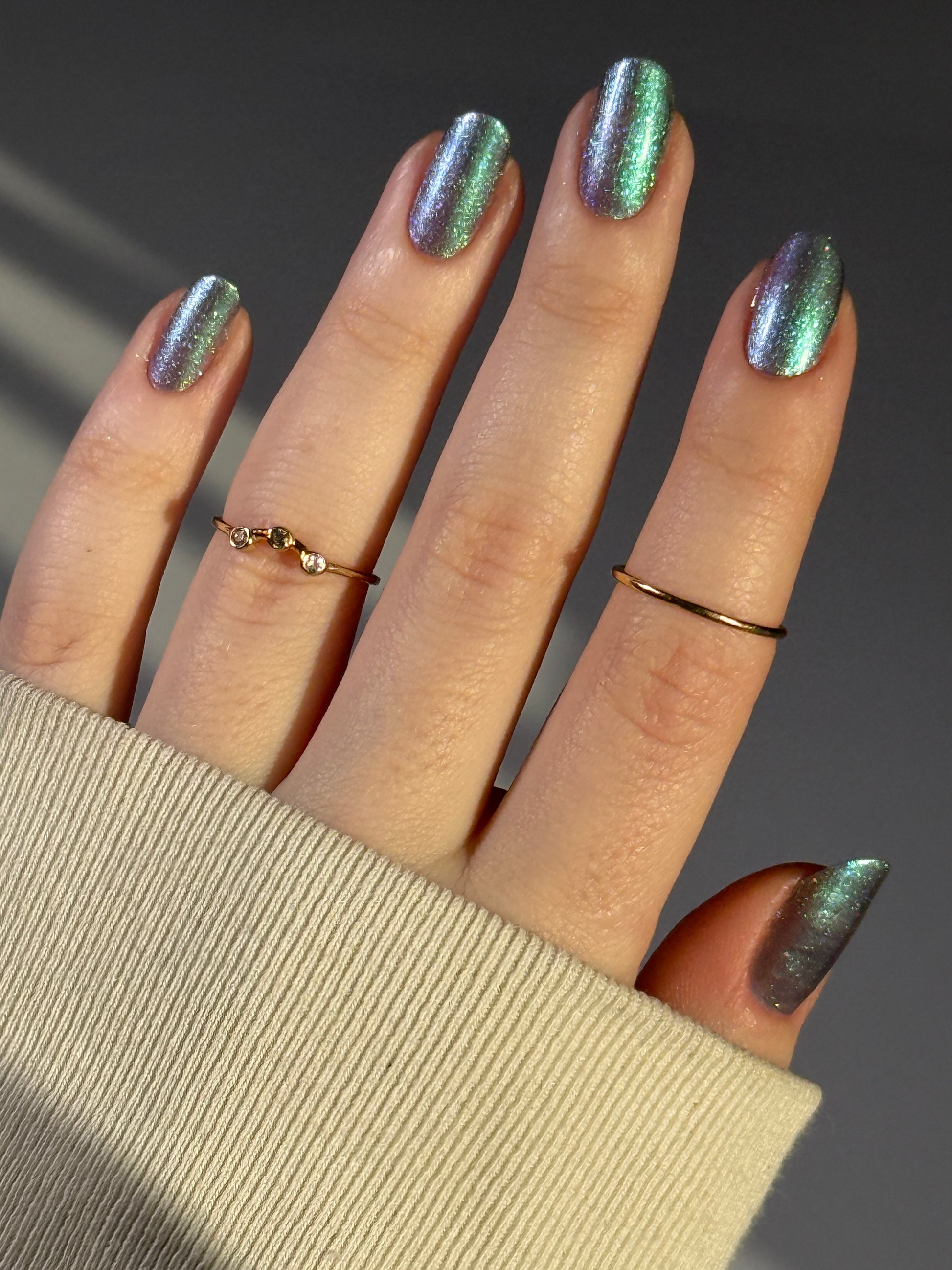 Somebody Sage Me - Gray Nail Polish - Shimmer Nail Polish - Ghostly Collection - Halloween 2025 - Dam Nail Polish