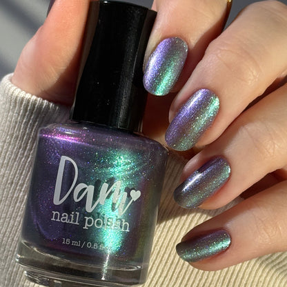 Somebody Sage Me - Gray Nail Polish - Shimmer Nail Polish - Ghostly Collection - Halloween 2025 - Dam Nail Polish