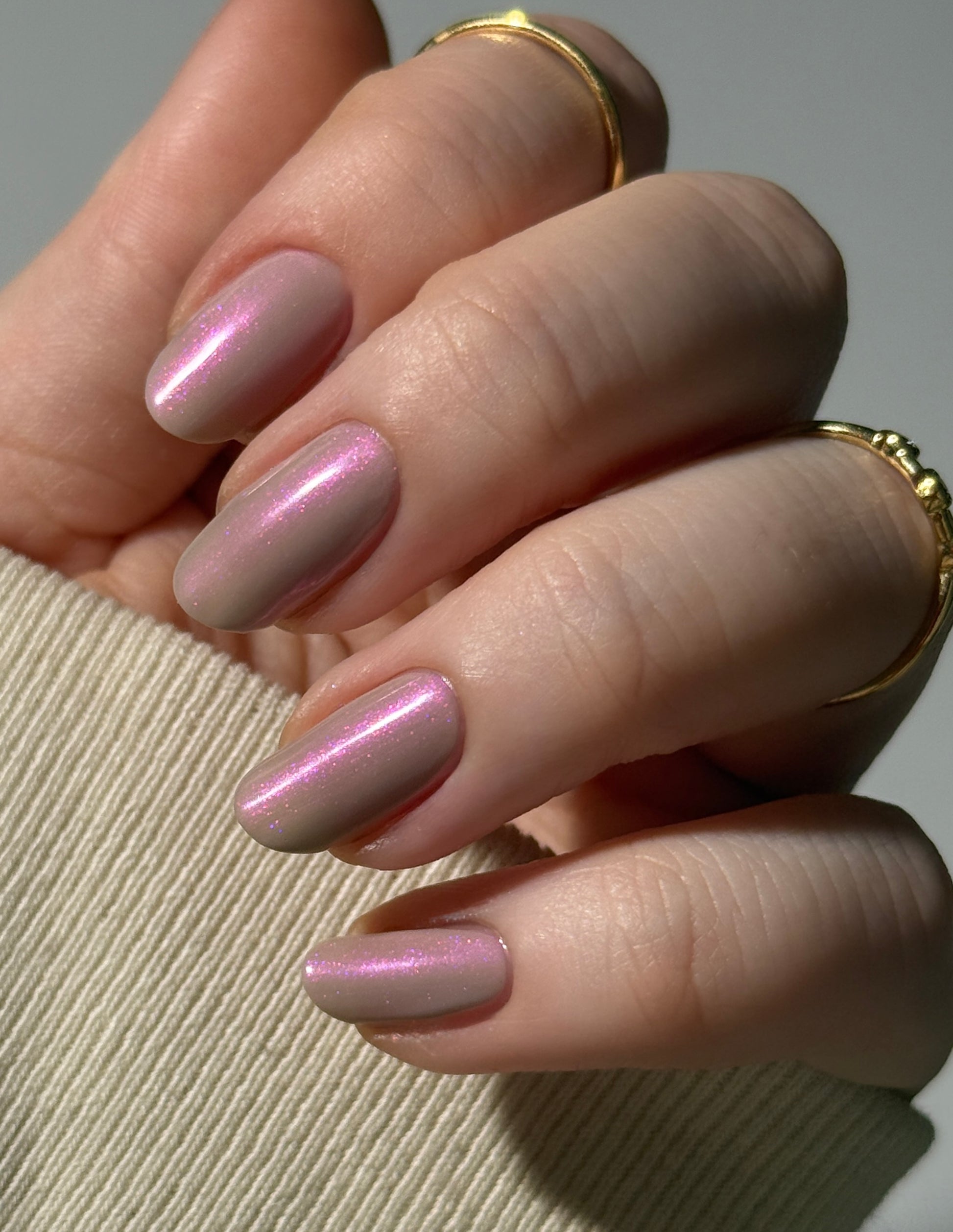 They Ghosted Me! - Taupe Nail Polish - Shimmer Nail Polish - Ghostly Collection - Halloween 2025 - Dam Nail Polish