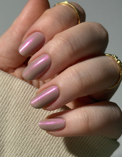 They Ghosted Me! - Taupe Nail Polish - Shimmer Nail Polish - Ghostly Collection - Halloween 2025 - Dam Nail Polish