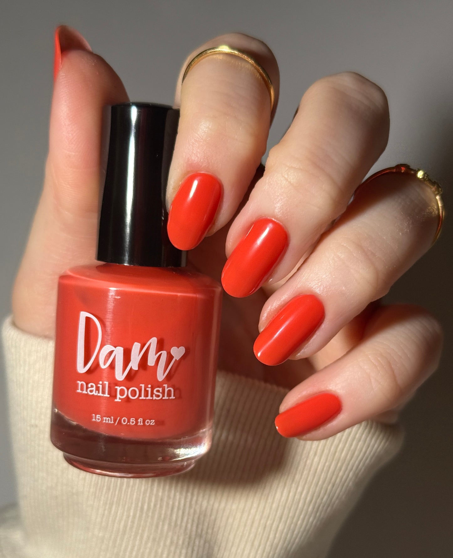 Sass Squash - Orange Nail Polish - Cream Nail Polish - Fall Nail Polish - Autumn Harvest Creams - Dam Nail Polish