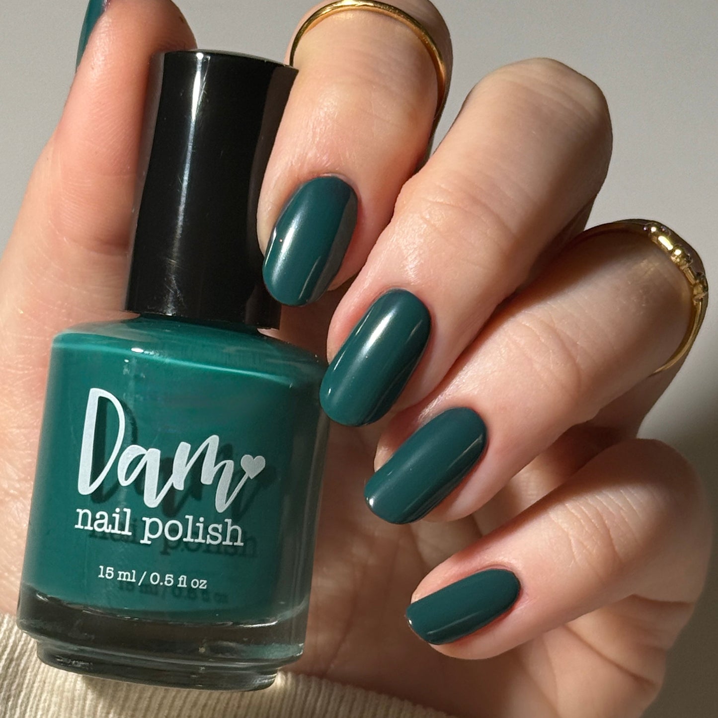 Kale Yeah! - Green Nail Polish - Cream Nail Polish - Fall Nail Polish - Autumn Harvest Creams - Dam Nail Polish