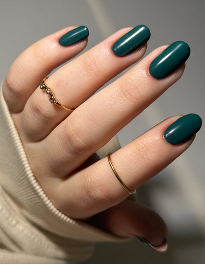 Kale Yeah! - Green Nail Polish - Cream Nail Polish - Fall Nail Polish - Autumn Harvest Creams - Dam Nail Polish