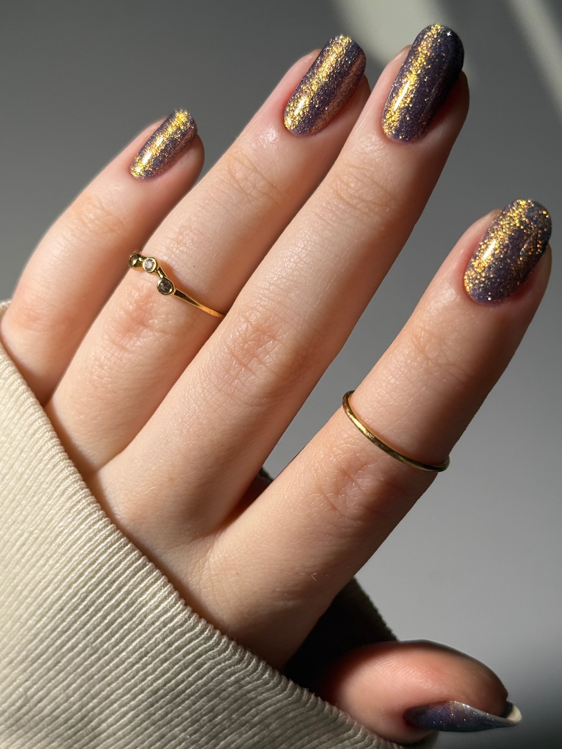 I'm Made of Magic, MFer - Purple Nail Polish - Reflective Nail Polish - October 2025 POTM - Dam Nail Polish