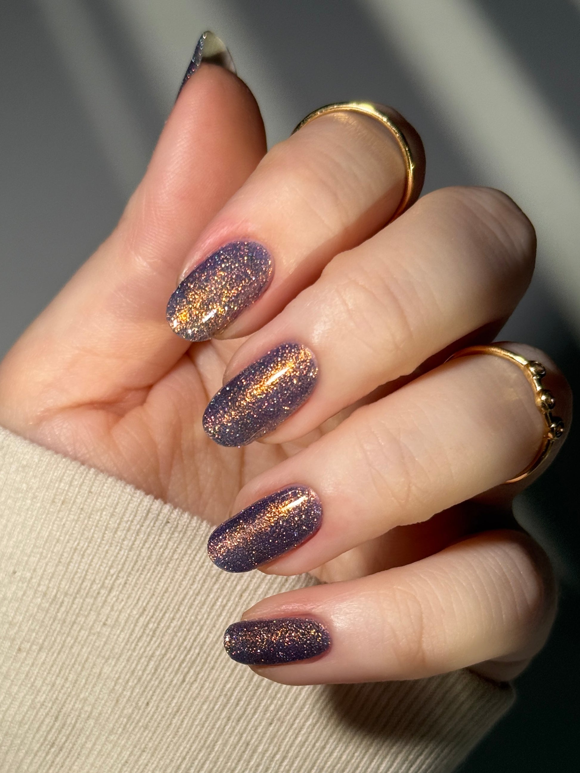 I'm Made of Magic, MFer - Purple Nail Polish - Reflective Nail Polish - October 2025 POTM - Dam Nail Polish