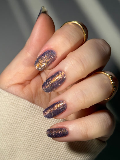 I'm Made of Magic, MFer - Purple Nail Polish - Reflective Nail Polish - October 2025 POTM - Dam Nail Polish