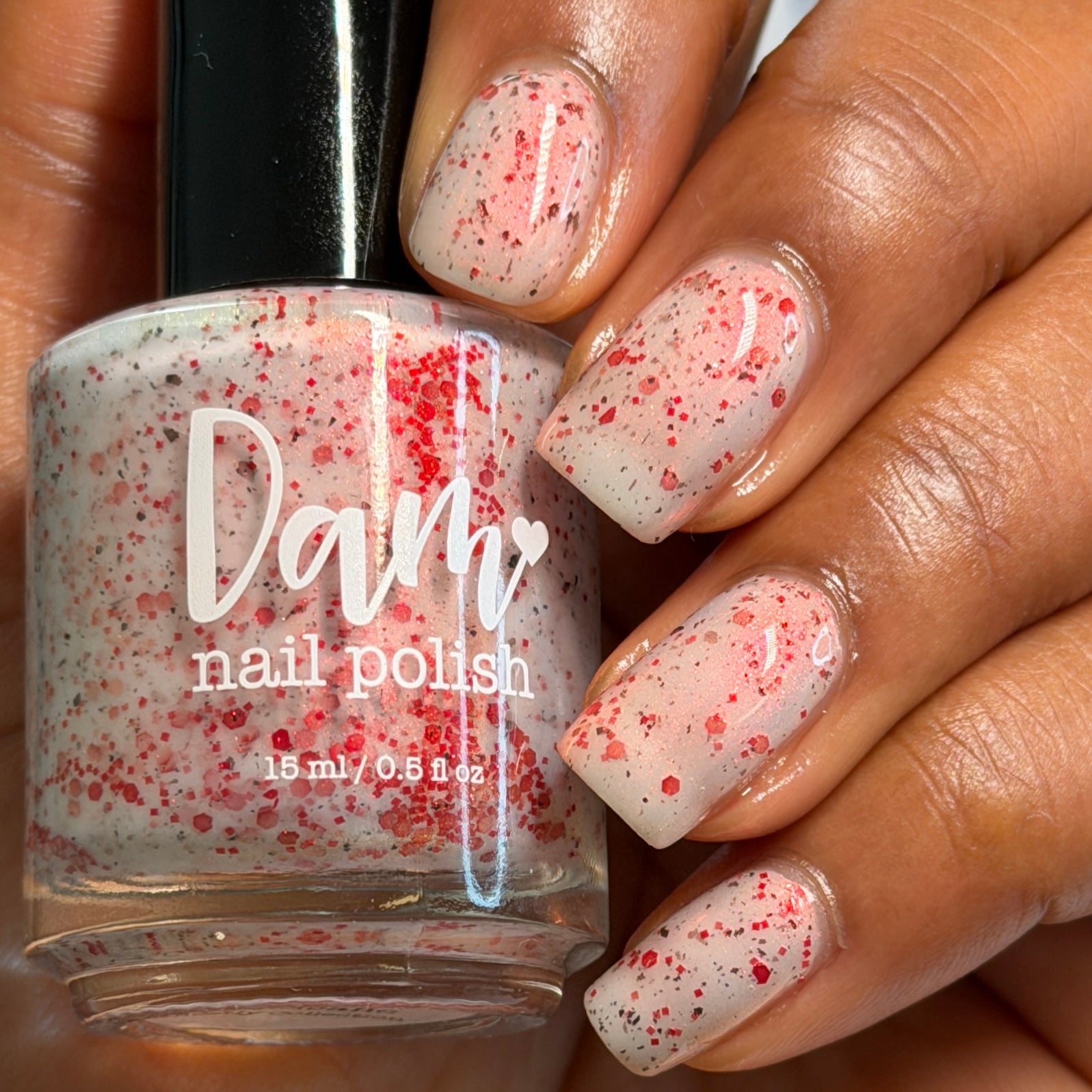 Haunted Hurricane - White Nail Polish - Crelly Nail Polish - Ghostly Collection - Halloween 2025 - Dam Nail Polish