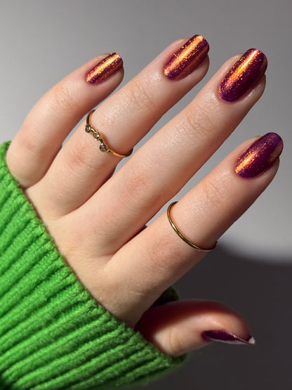 Feria de Abril - Purple Nail Polish - Shimmer Nail Polish - Celebraciones en España Trio