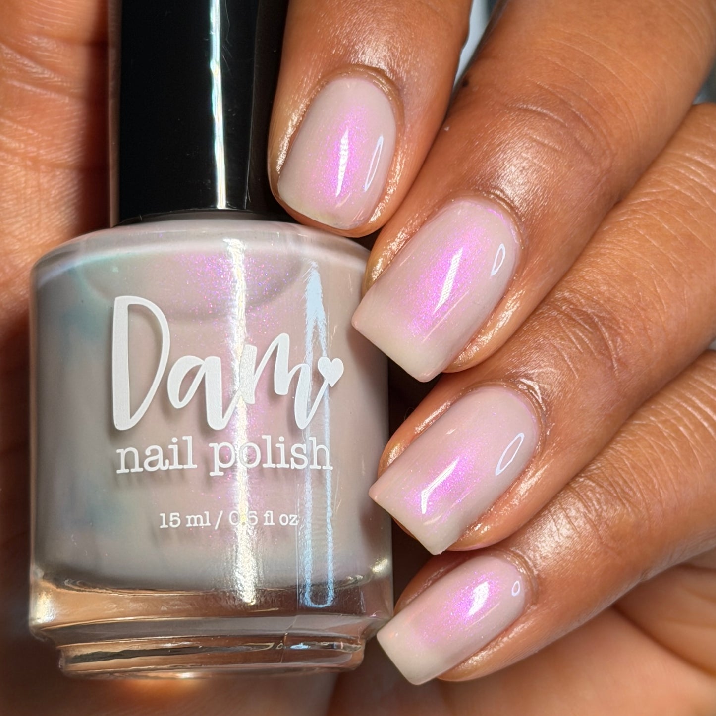 They Ghosted Me! - Taupe Nail Polish - Shimmer Nail Polish - Ghostly Collection - Halloween 2025 - Dam Nail Polish