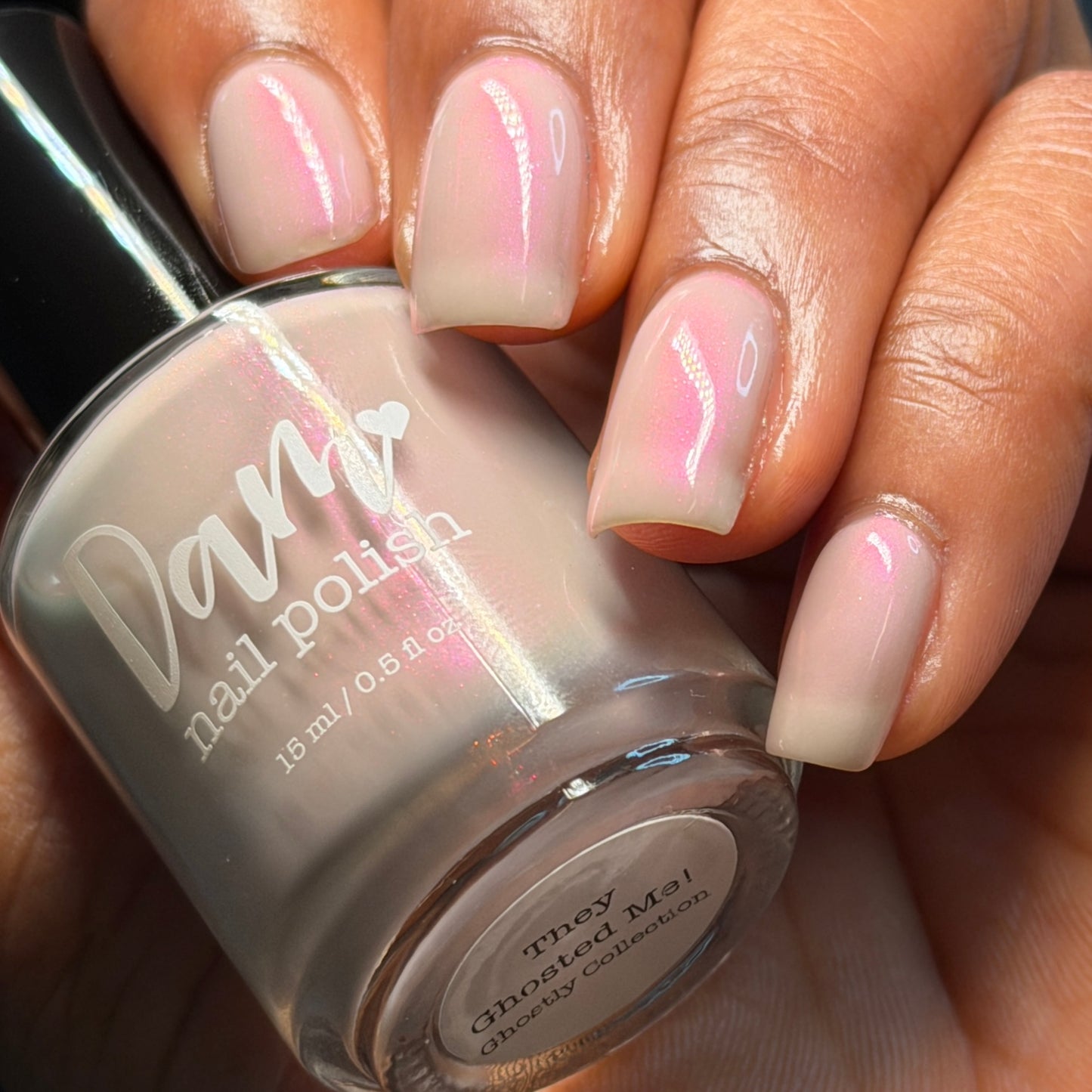 They Ghosted Me! - Taupe Nail Polish - Shimmer Nail Polish - Ghostly Collection - Halloween 2025 - Dam Nail Polish